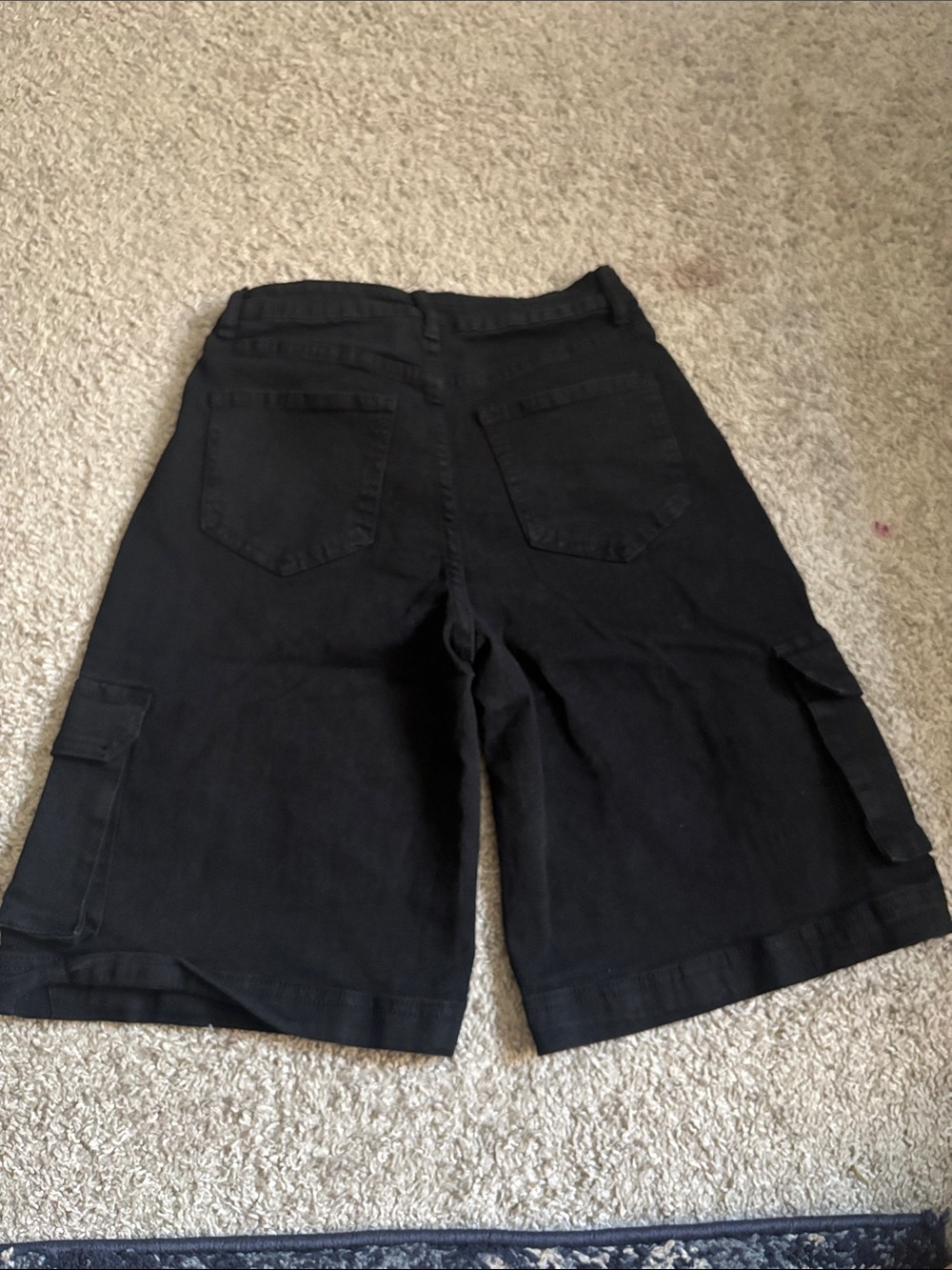 Black Women's Cargo Shorts - Classic Utility Style